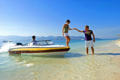 Couple at Gili